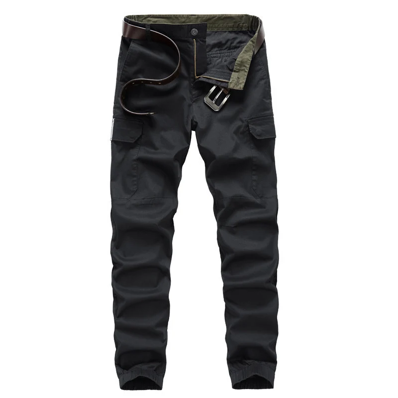 Herren Cargo-Joggerhose mit elastischem Saum, verstärkten Knien und Multifachtaschen Nord Taschen