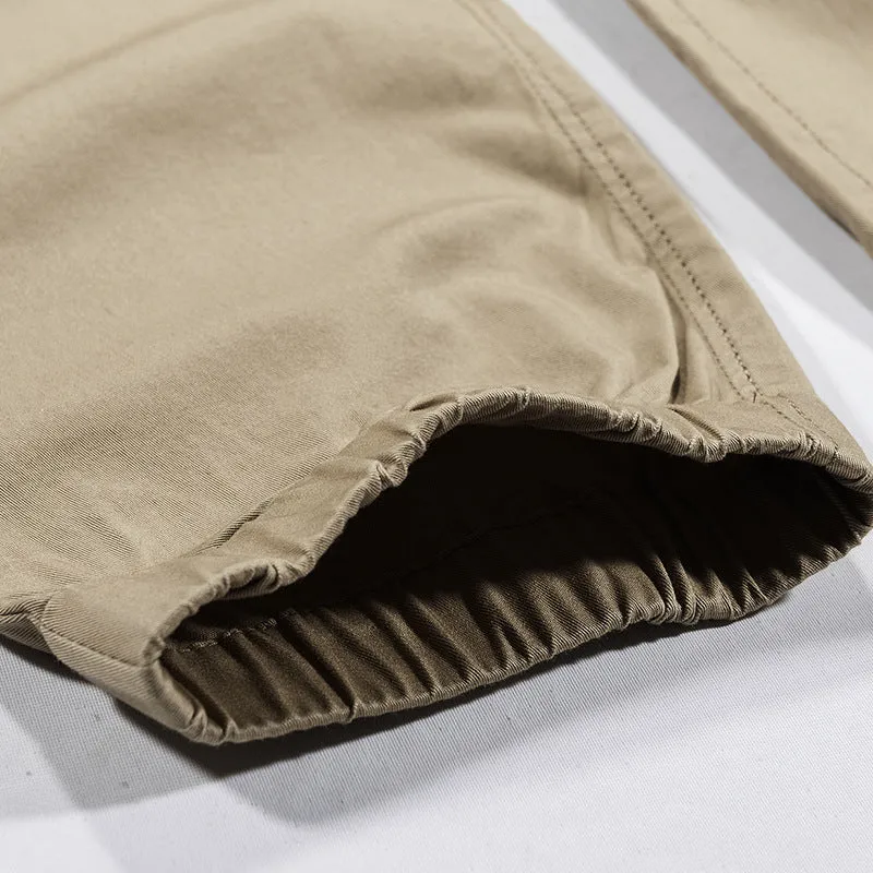 Herren Cargo-Joggerhose mit elastischem Beinbund, Knieeinsatz und Multifunktions-Taschen Nord Taschen