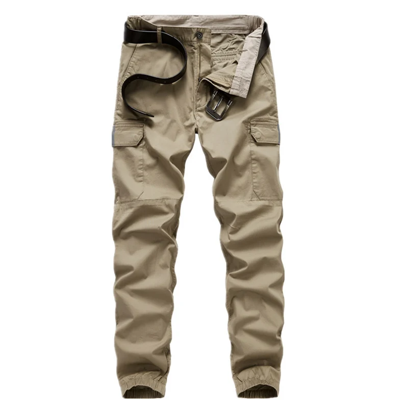 Herren Cargo-Joggerhose mit elastischem Beinbund, Knieeinsatz und Multifunktions-Taschen Nord Taschen