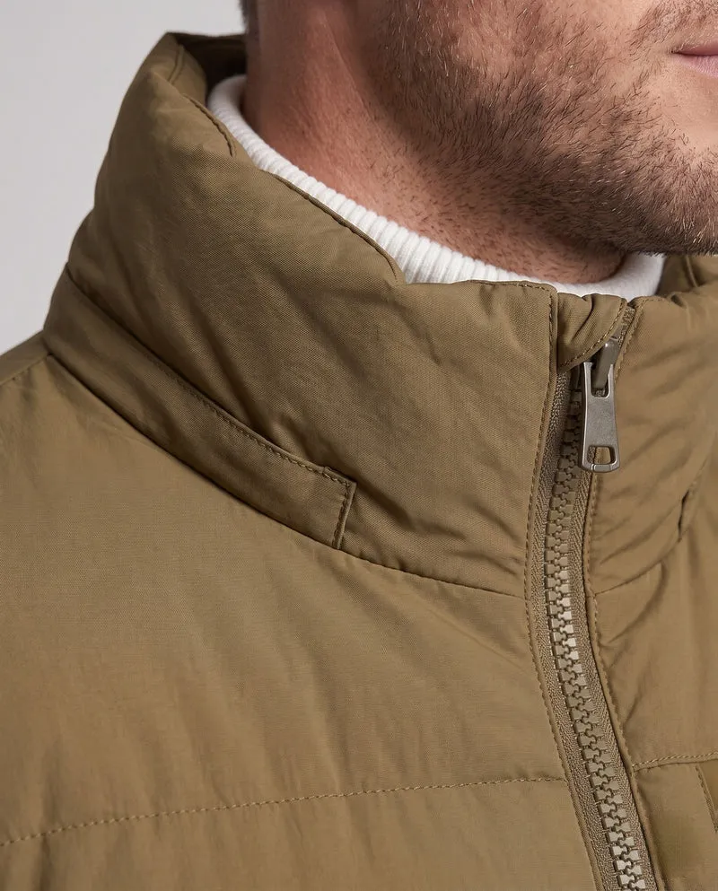 Herren Urbaner Kurz-Puffer mit hohem Stehkragen, Brustreißverschluss & winddichter Hülle Nord Taschen
