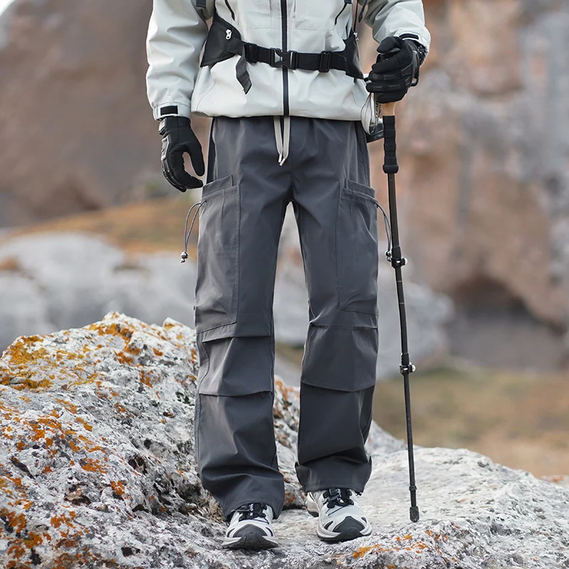 Herren Outdoor-Cargohose mit verstärkten Knien, wasserabweisend und atmungsaktiv Nord Taschen