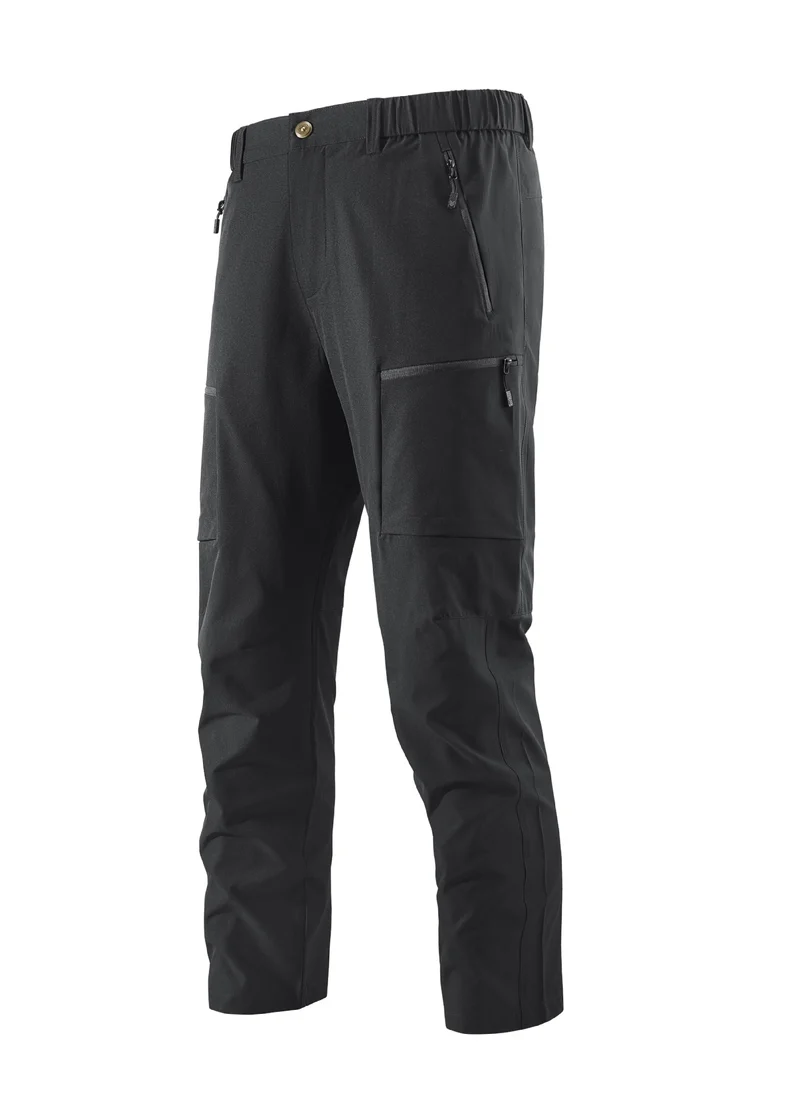 Herren Multifunktionale Cargo-Reisehose mit elastischem Bund, Reißverschlusstaschen und Knieverstärkung Nord Taschen