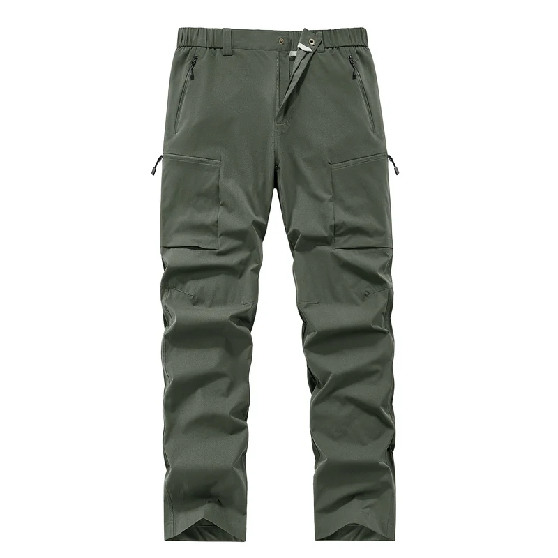 Herren Multifunktionale Cargo-Reisehose mit elastischem Bund, Reißverschlusstaschen und Knieverstärkung Nord Taschen