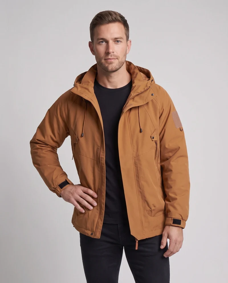 Herren Wasserfeste Outdoor-Jacke Nord Taschen