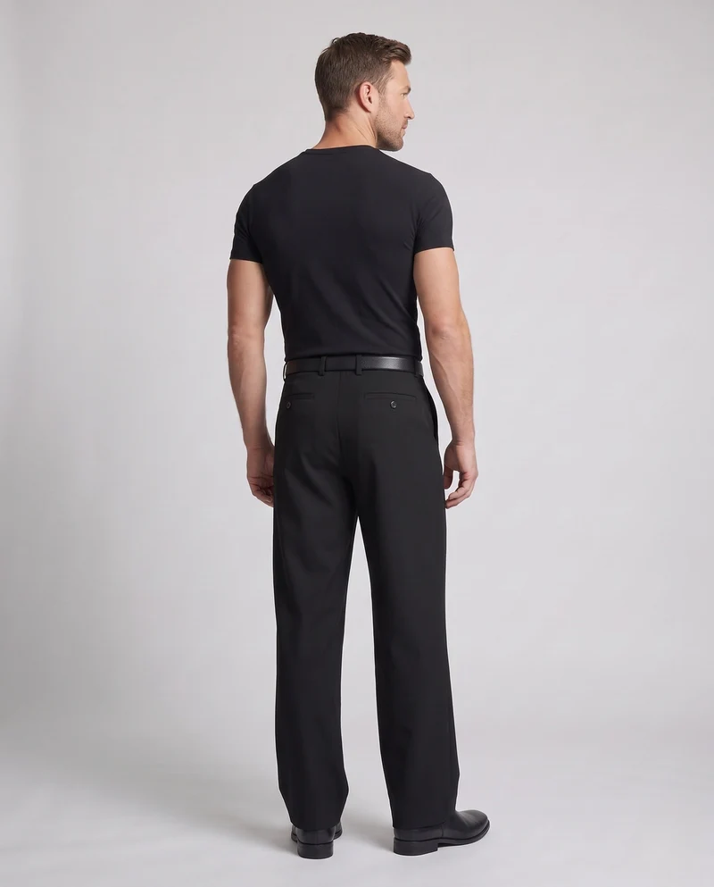 Herren Weitgeschnittene Hose aus hochwertigem Stoff Nord Taschen