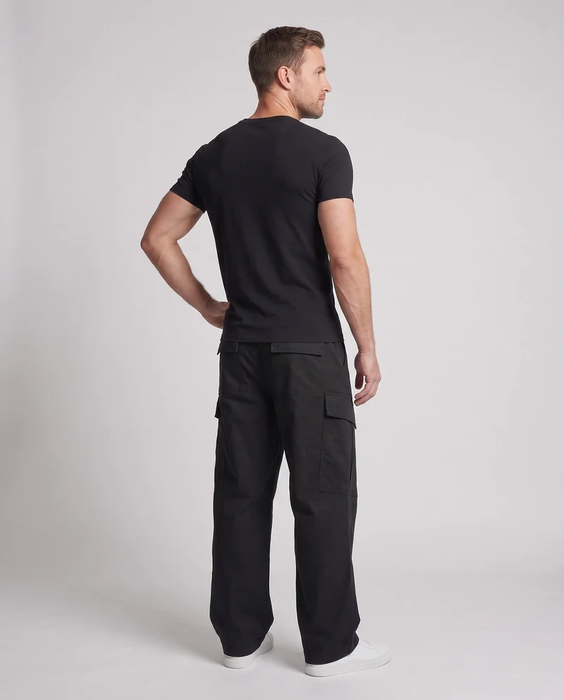 Herren Weitgeschnittene Cargo-Hose mit praktischen Taschen Nord Taschen