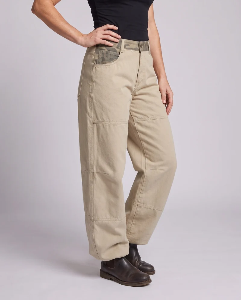 Damenmode Weite Cargo-Hose Nord Taschen