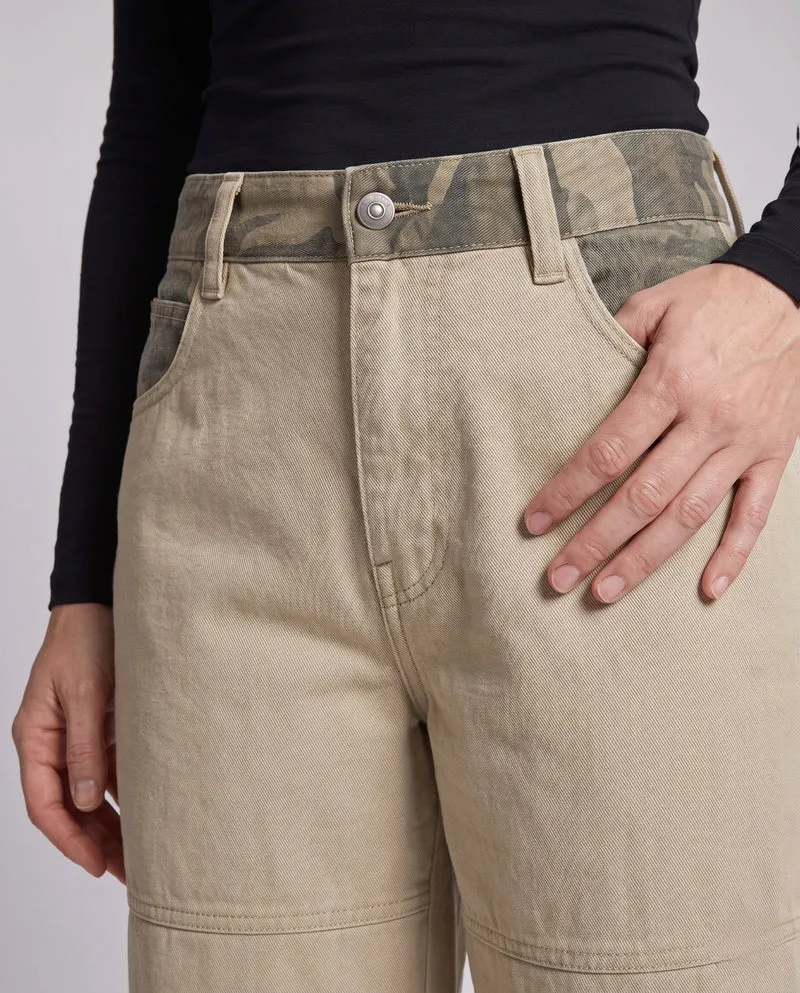 Damenmode Weite Cargo-Hose Nord Taschen