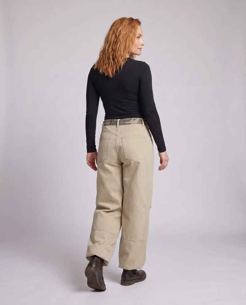 Damenmode Weite Cargo-Hose Nord Taschen