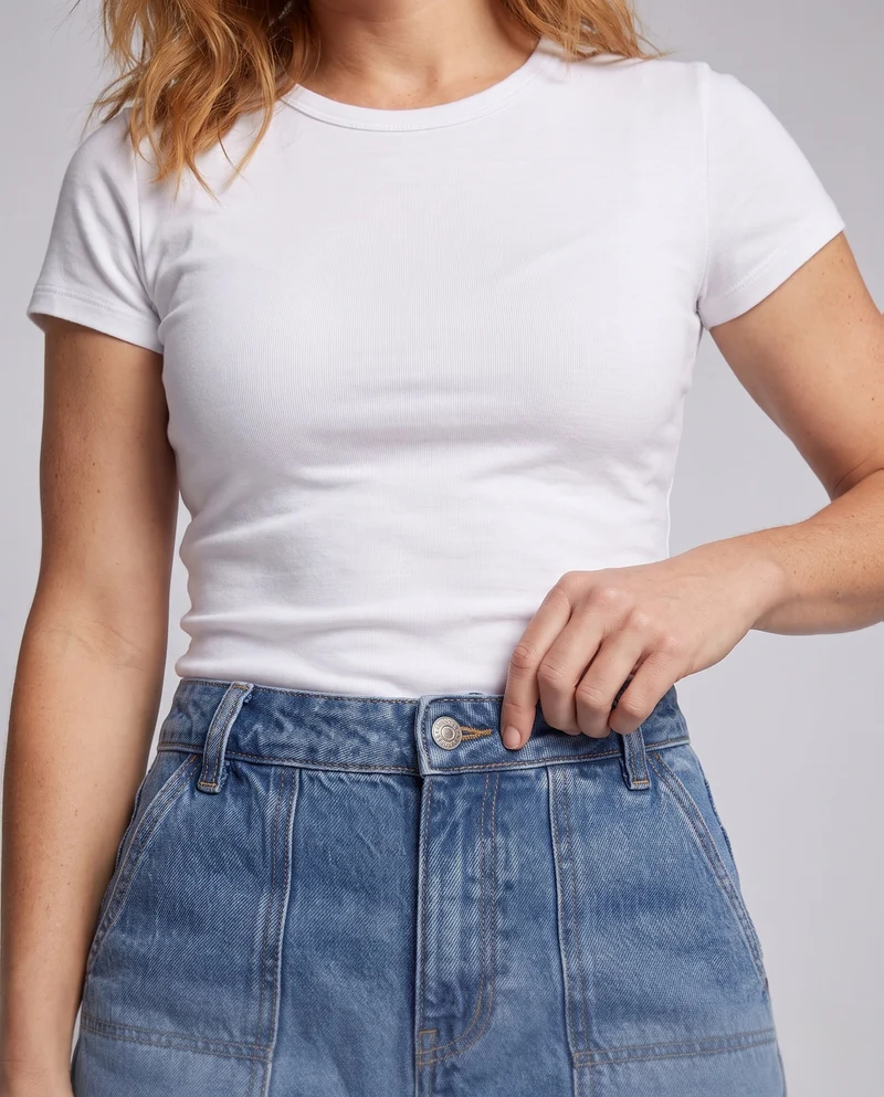Frauenmode Weit geschnittene Jeans Nord Taschen
