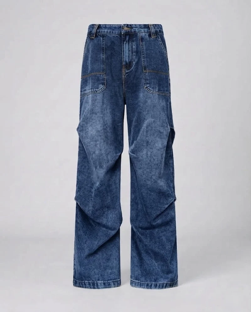 Frauenmode Weit geschnittene Jeans Nord Taschen