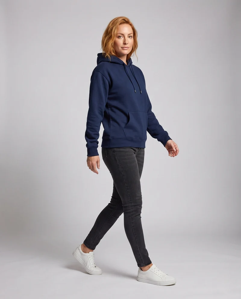 Damen Oversized Hoodie Nord Taschen