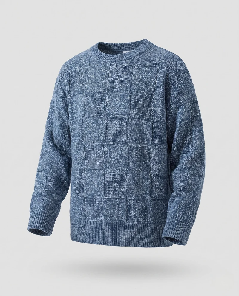 Damen modischer Strickpullover Nord Taschen