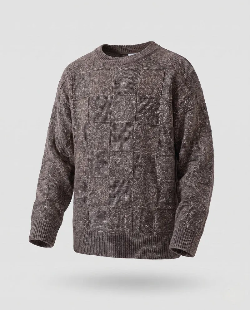 Damen modischer Strickpullover Nord Taschen