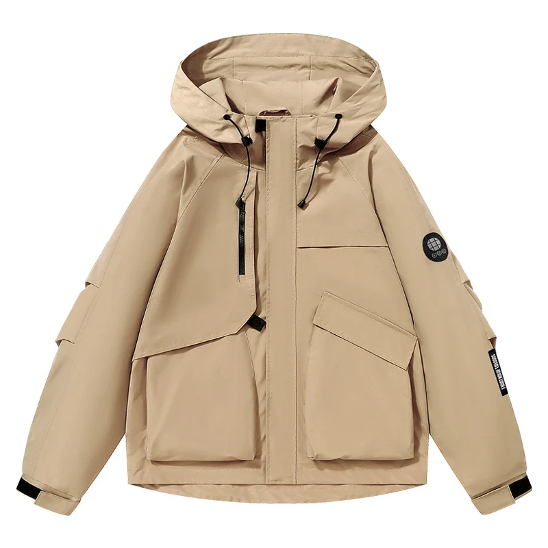 Damen Utility-Softshelljacke mit Kapuze, wasserabweisender Membran und Multifunktionstaschen Nord Taschen