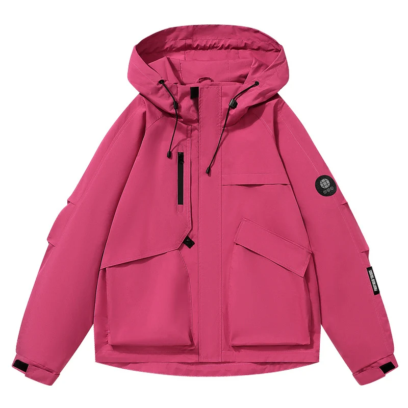 Damen Utility-Softshelljacke mit Kapuze, wasserabweisender Membran und Multifunktionstaschen Nord Taschen