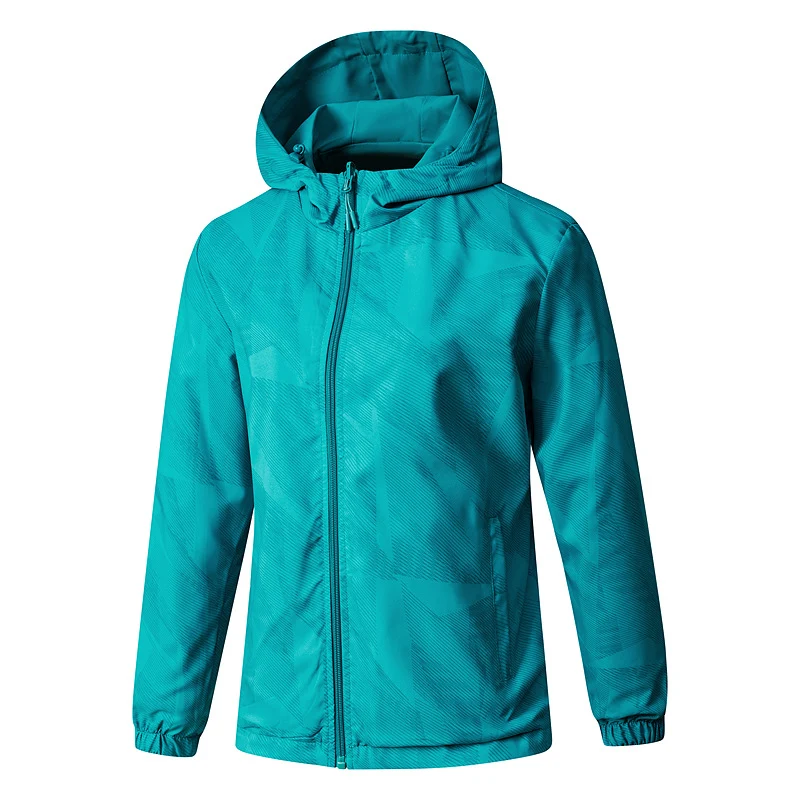 Damen Leichte technische Kapuzenjacke wasserabweisend mit Vollzip und elastischen Bündchen Nord Taschen