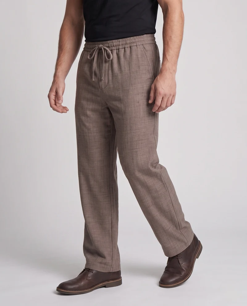 Herren Ultrabreite Relax-Freizeithose aus French-Terry mit Tunnelzug & extra weitem Bein Nord Taschen