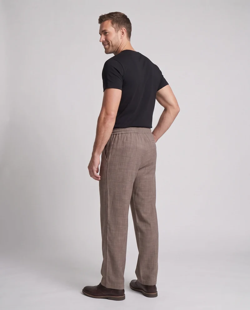 Herren Ultrabreite Relax-Freizeithose aus French-Terry mit Tunnelzug & extra weitem Bein Nord Taschen