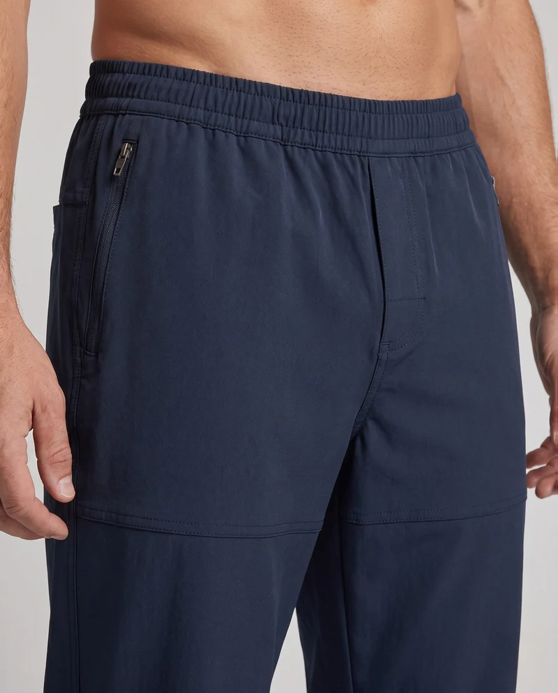 Herren Travel-Cargohose mit elastischem Bund, wasserabweisendem Microfaser & verdeckten Reißverschlusstaschen Nord Taschen