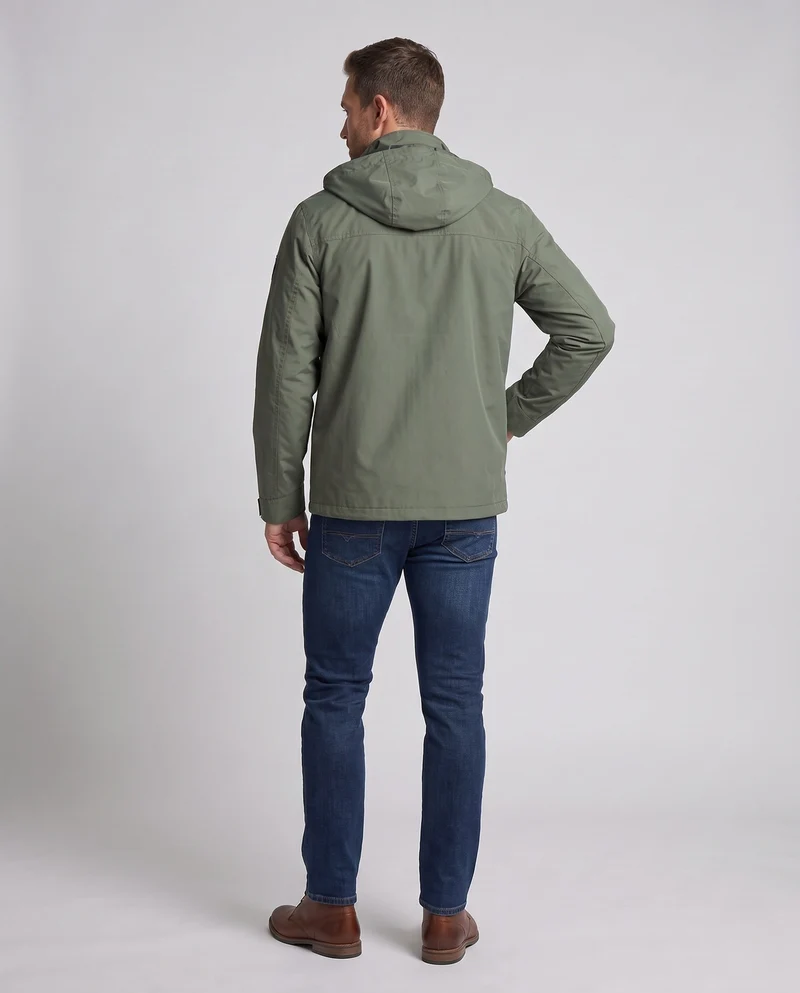 Herren Thermo-Softshelljacke mit Teddyfutter, Kapuze & winddichter Hülle Nord Taschen