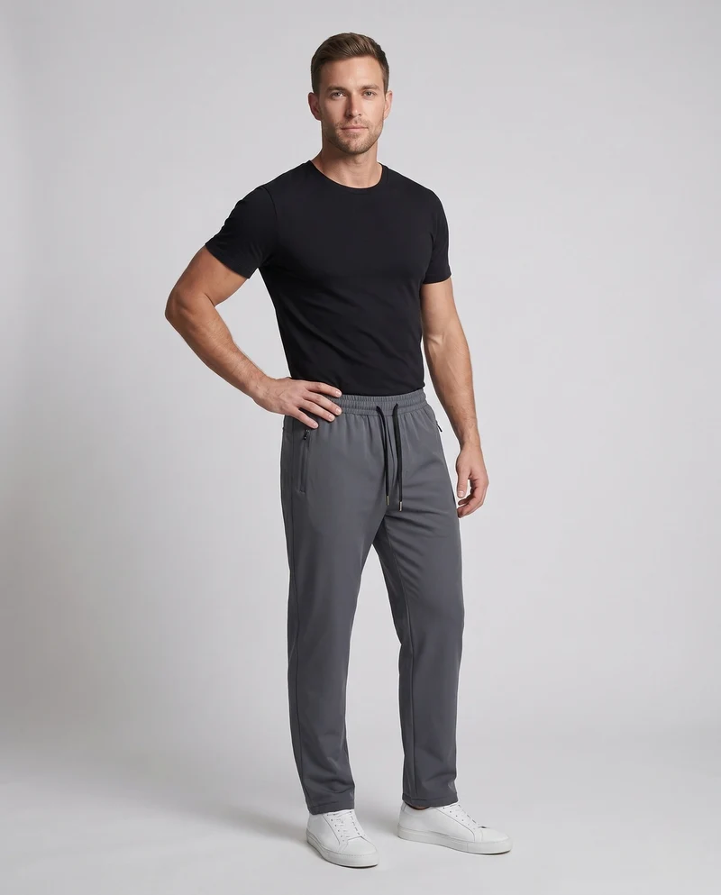 Herren Thermo-Jogginghose mit angerautem Innenfutter, elastischem Bund & Reißverschlusstaschen Nord Taschen
