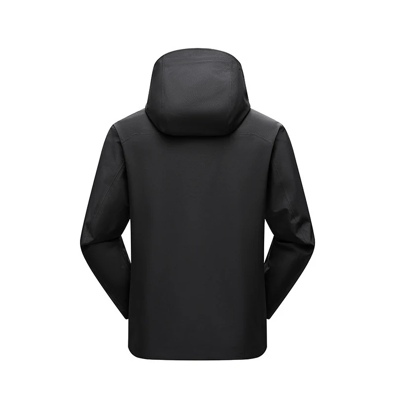 Herren Minimalistische technische dreilagige Softshelljacke mit versiegelten Nähten und wasserdichtem Frontreißverschluss Nord Taschen