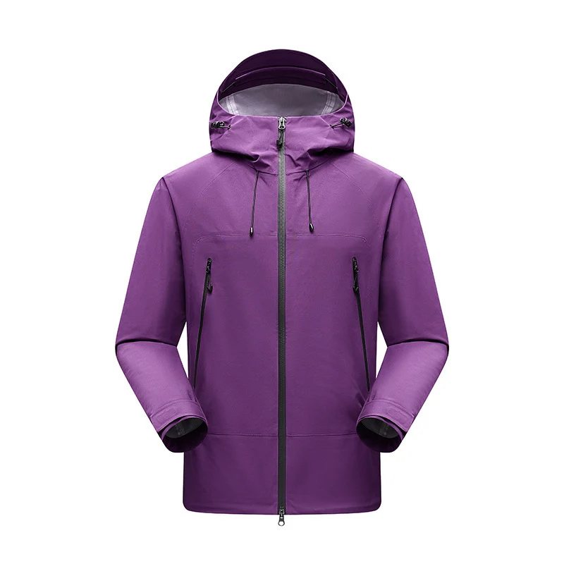 Herren Minimalistische technische dreilagige Softshelljacke mit versiegelten Nähten und wasserdichtem Frontreißverschluss Nord Taschen