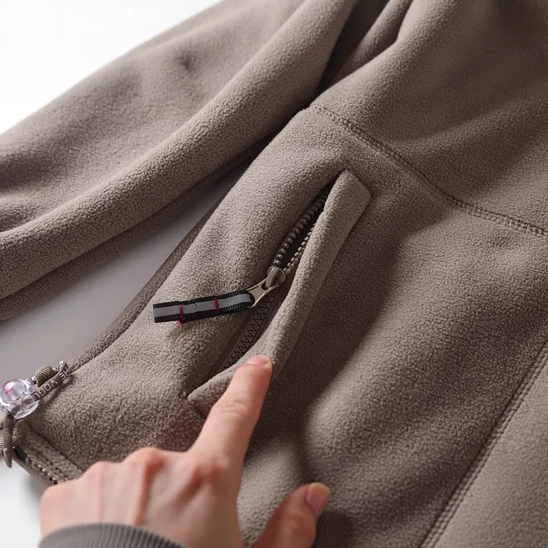 Herren Mikrofleece-Quiltjacke mit Stehkragen, elastischen Bündchen und verdeckten Eingrifftaschen Nord Taschen