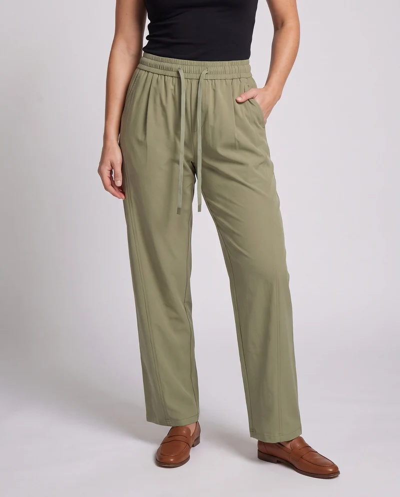 Frauen elegante und lässige Stoffhosen Nord Taschen