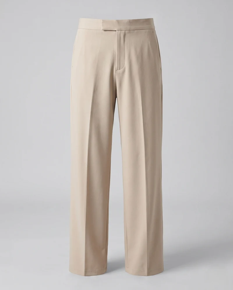 Damen Elegante und Lässige Hochgeschnitte Hosen Nord Taschen