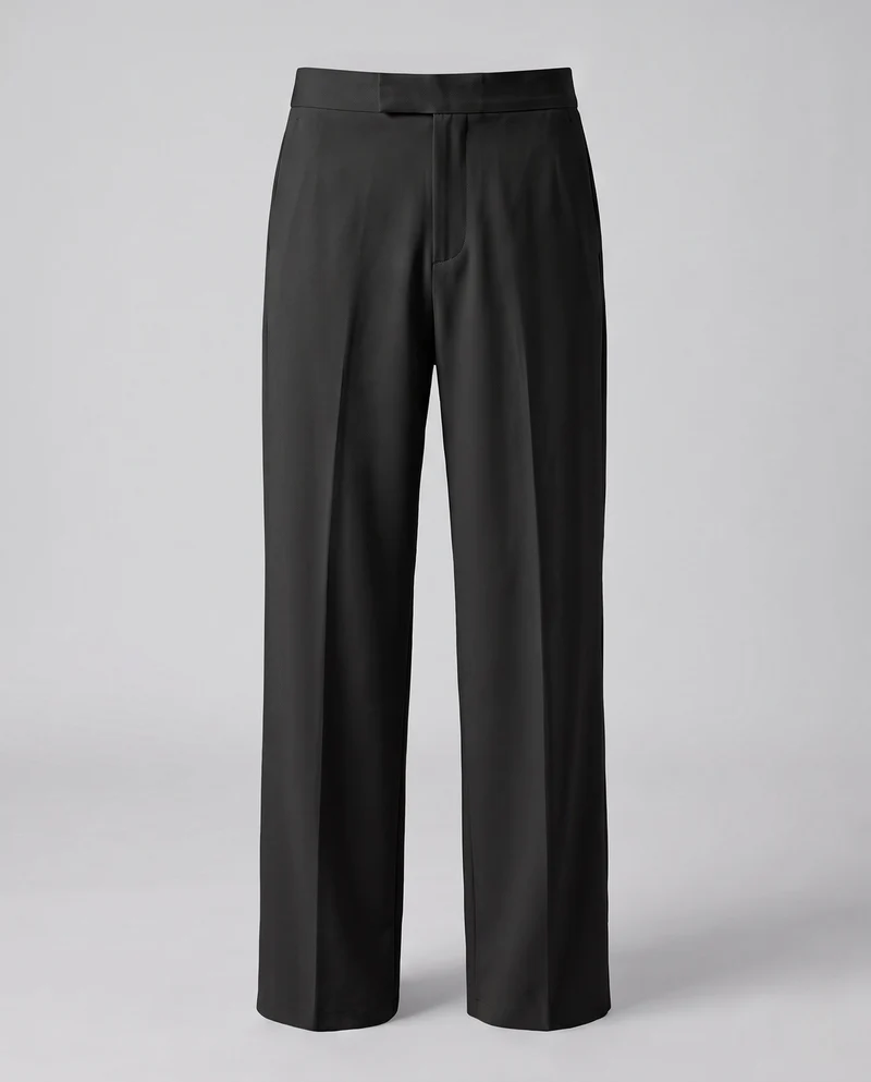 Damen Elegante und Lässige Hochgeschnitte Hosen Nord Taschen