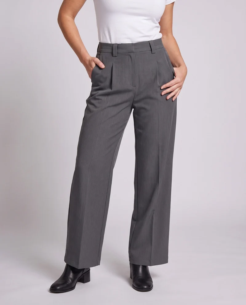 Damen Elegante Weite Beinhosen Nord Taschen