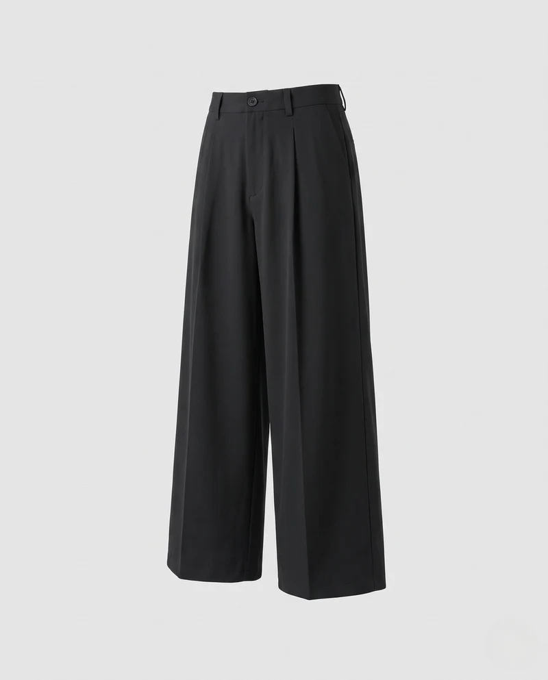 Damen Elegante Weite Beinhosen Nord Taschen