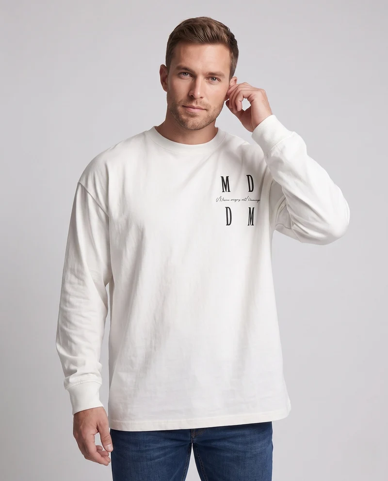 Unisex Lässiger Oversized Sweatshirt Nord Taschen