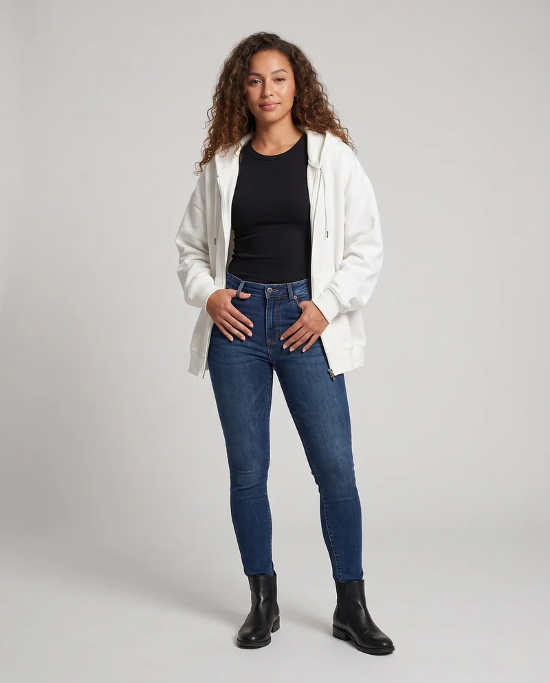 Unisex Urbaner Oversized Kapuzenpullover Nord Taschen