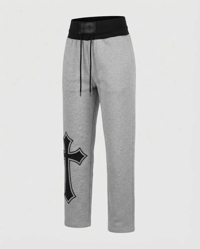 Damen Sport-Jogginghosen mit hohem Bund und grafischen Details Nord Taschen