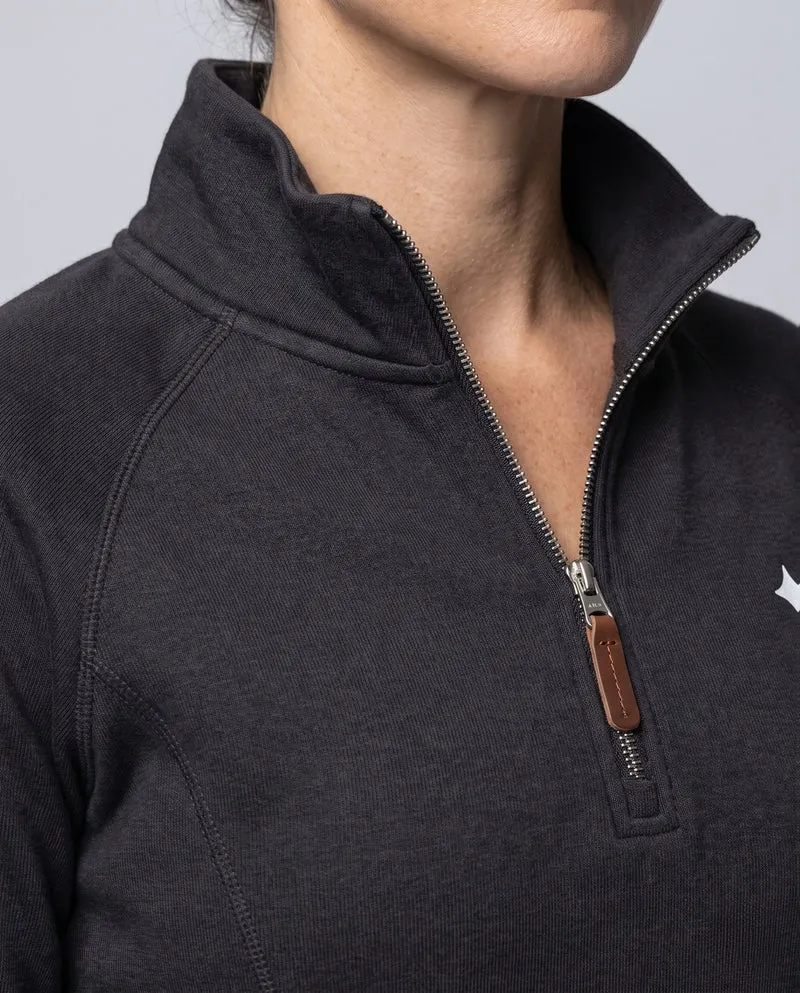 Damen Sport-Fleece-Pullover mit Stehkragen Nord Taschen