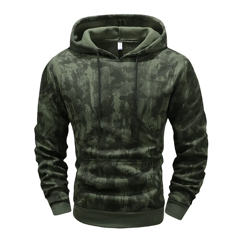 Herren Warm gefütterter Kapuzenpullover