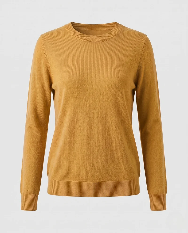 Damen Feiner Kaschmirpullover mit Rundhalsausschnitt Nord Taschen