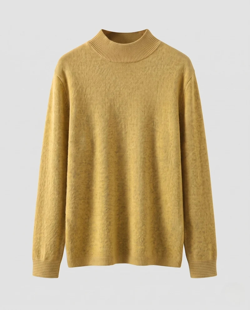 Damen Feiner Kaschmir‑Mix Stehkragenpullover in leichter Feinstrick‑Qualität Nord Taschen