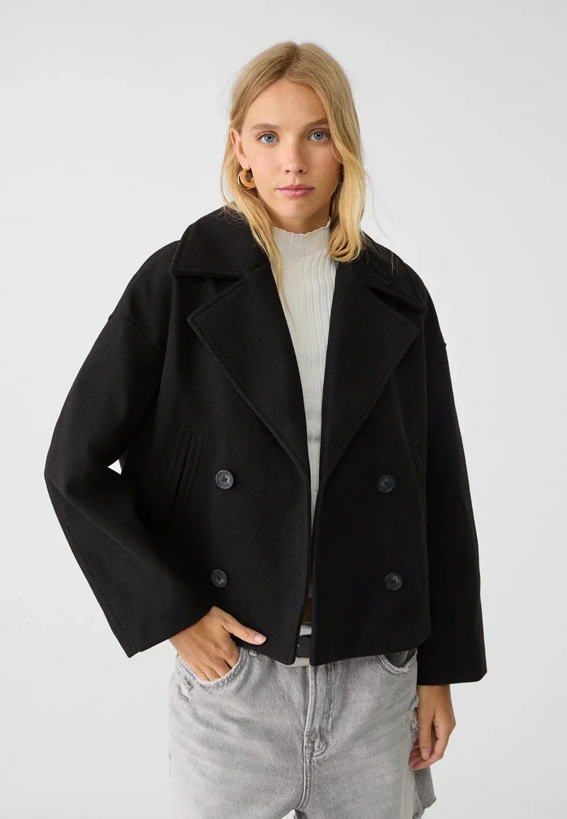 Zweireihige Kurze Jacke