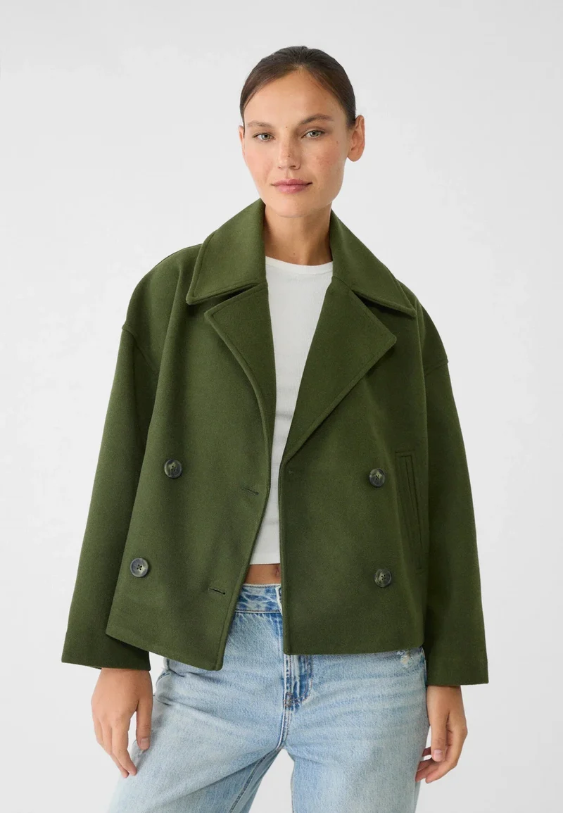 Zweireihige Kurze Jacke