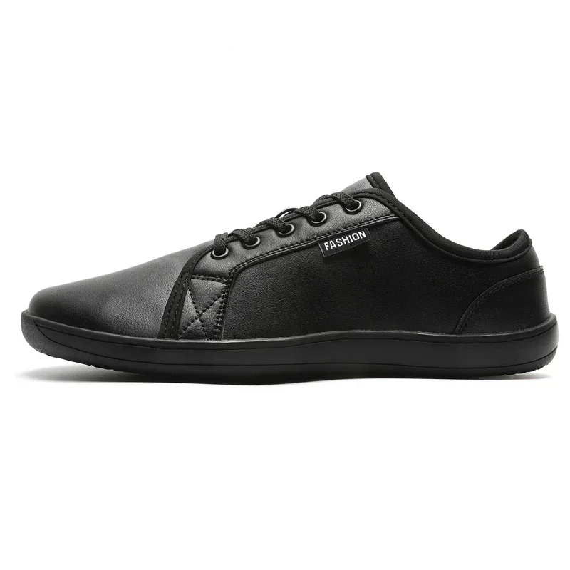 Minimalistische Leder Barfußlaufschuhe