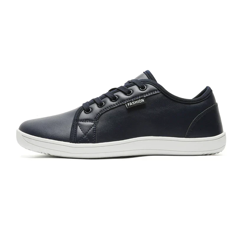 Minimalistische Leder Barfußlaufschuhe