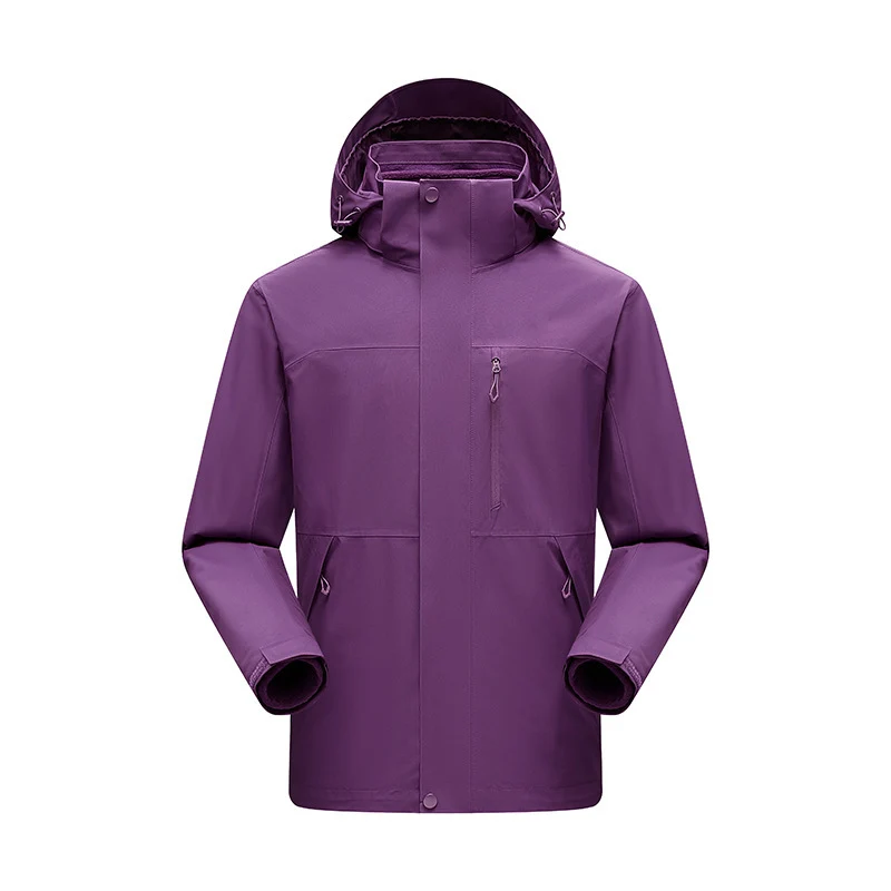 Herren Wasserabweisender Winterparka mit abnehmbarer Kapuze und getapten Nähten Nord Taschen