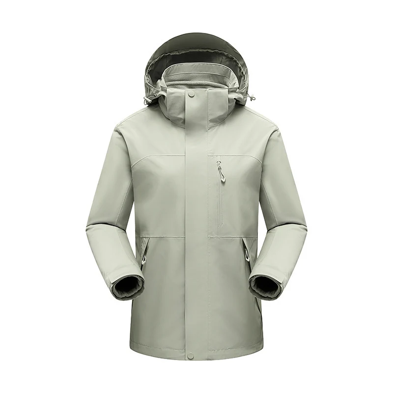 Herren Wasserabweisender Winterparka mit abnehmbarer Kapuze und getapten Nähten Nord Taschen
