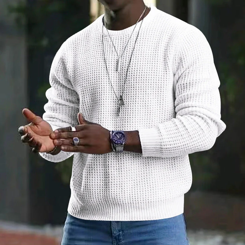 Herren Strukturierter Pullover - Arvani