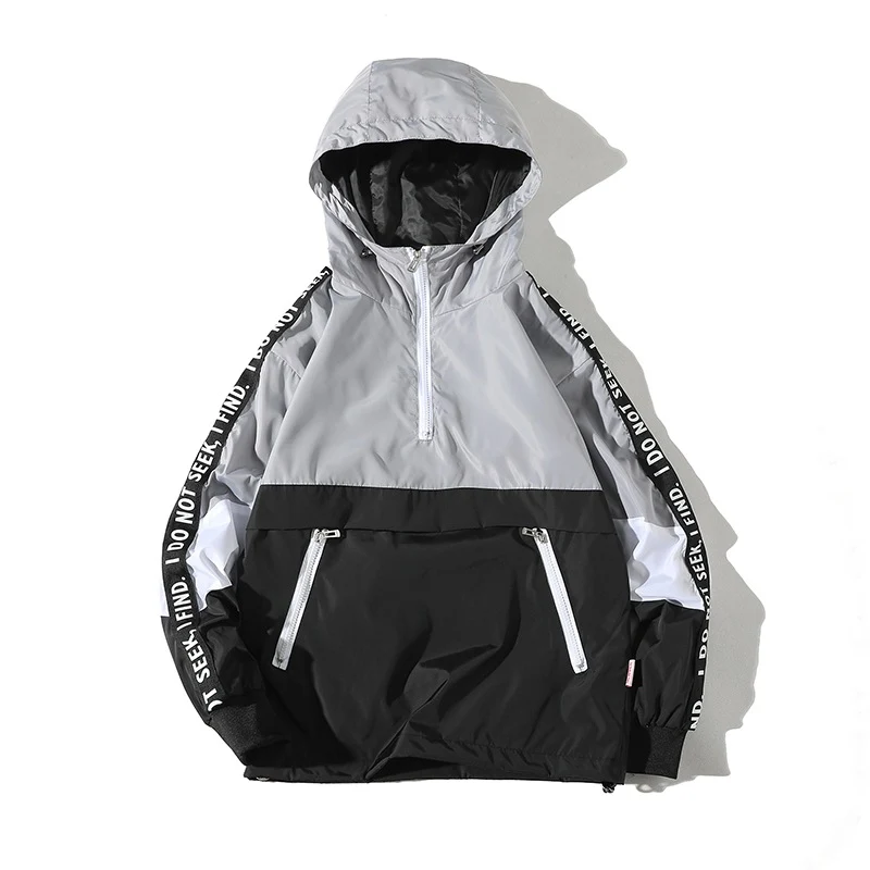 Herren Kapuzen-Shelljacke Nord Taschen