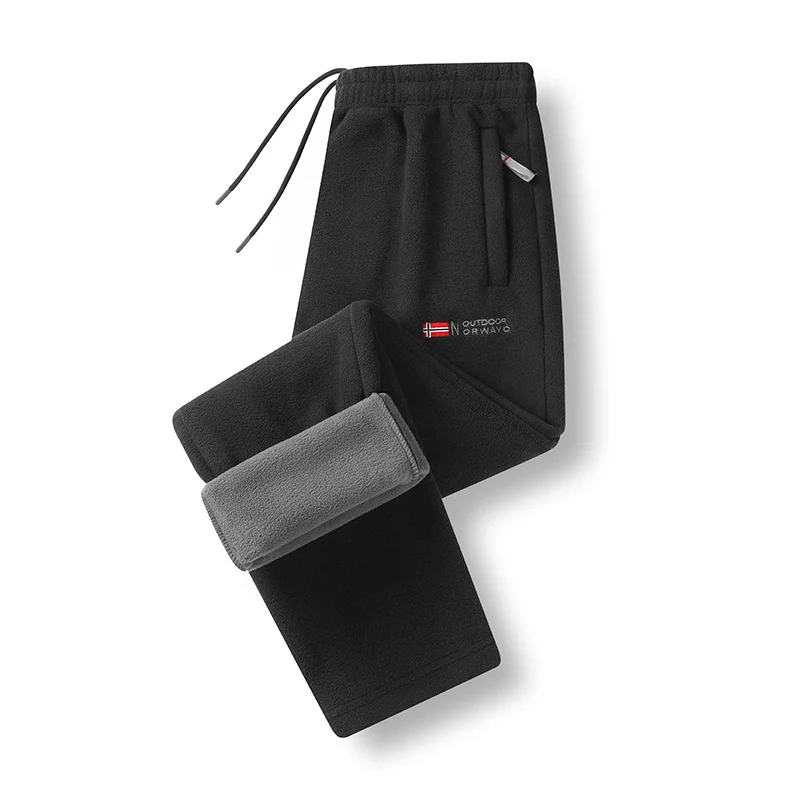 Damen Fleece-Thermohose mit elastischem Bund, Reißverschlusstaschen und weichem Innenfutter Nord Taschen